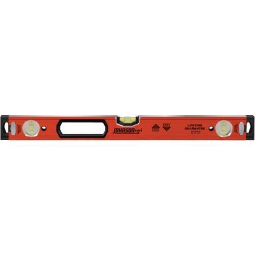 Heavy Duty Level, Box, 24" L, Aluminum, Non-Magnetic Distribution Jean Lapalme