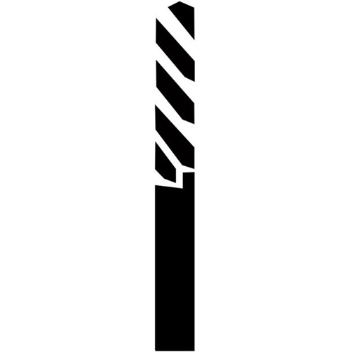 Forets pour trou de passage &agrave; pointes au carbure, Diam&egrave;tre de 1/4" Distribution Jean Lapalme
