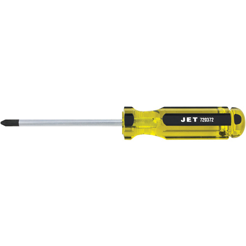Phillips Jumbo Handle Screwdriver, #2, 4" L, Plastic/Steel/Aluminium/Wood/Cushion Grip/Magnetic/ESD-Safe Handle Distribution Jean Lapalme
