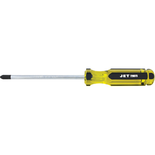 Tournevis Phillips avec manche g&eacute;ant, #3, 6" l, Prise Plastique/Acier/Aluminium/Bois/Coussin&eacute;e/Magn&eacute;tique/Bois Distribution Jean Lapalme