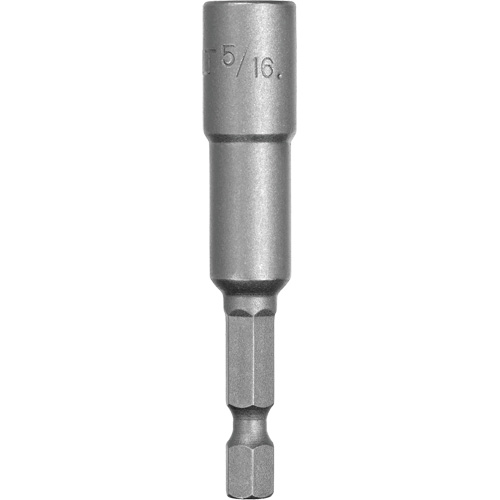 Nut Driver, 5/16" Tip, 1/4" Drive, 2-9/16" L, Magnetic Distribution Jean Lapalme