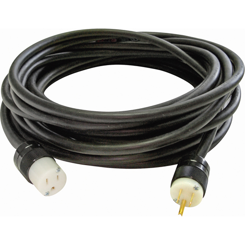 Heavy-Duty Neoprene Extension Cords, Indoor/Outdoor, SOOW, 16/3 AWG, 12 A, 25' Distribution Jean Lapalme