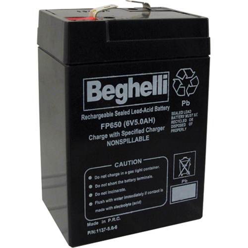 Sealed Lead Acid Batteries, 6 V, 5 Ah Distribution Jean Lapalme