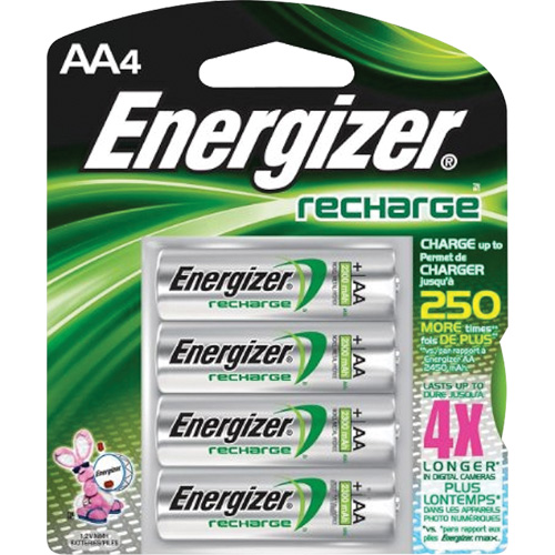 Rechargeable NiMH Batteries, AA, 1.2 V Distribution Jean Lapalme