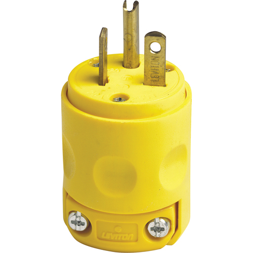 Grounding Plug, Plastic, 20 A, 250 V Distribution Jean Lapalme