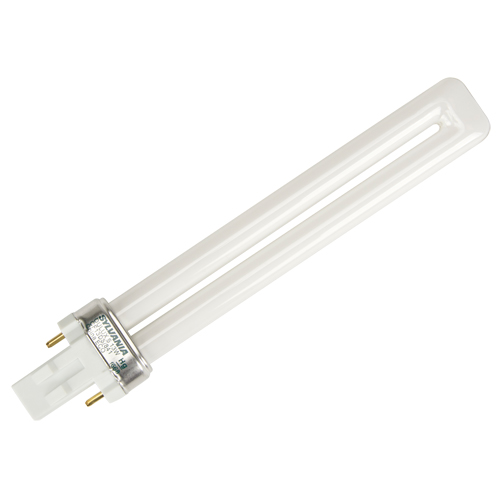 Dulux&reg; Compact Fluorescent, 800, 13 W, 4100 K, GX23 Base, 12000 hrs. Distribution Jean Lapalme