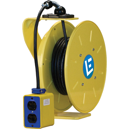 LE9000 Series Heavy-Duty Cord Reels, 30', SJOW, 14/3 Gauge, 15 A Distribution Jean Lapalme