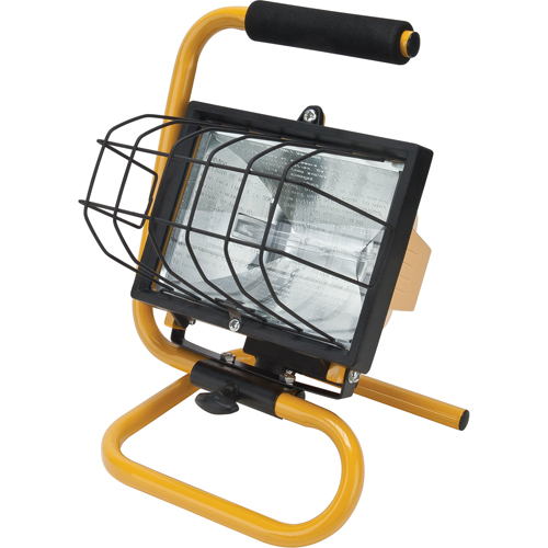 Projecteur portatif, Halog&egrave;ne, 500 W, 8000 lumens, Boîtier en Acier Distribution Jean Lapalme