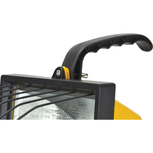 Twin-Head Work Light, Halogen, 500 W, 16000 Lumens, Steel Housing Distribution Jean Lapalme