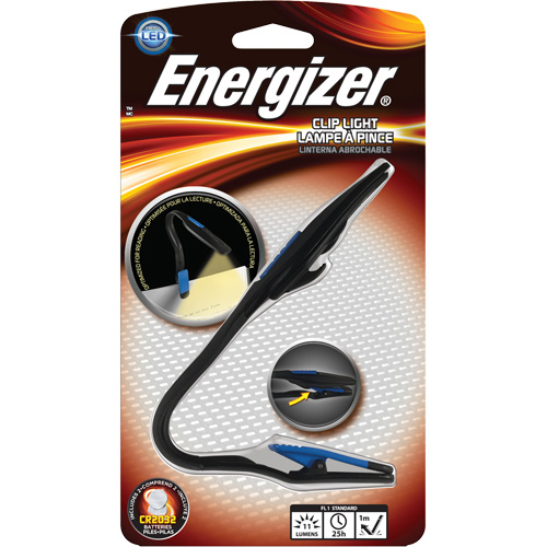 Clip Light, LED, 11 Lumens, CR2032 Batteries Distribution Jean Lapalme