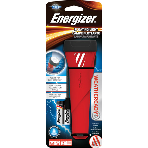 Weatheready&reg; Floating Flashlight, LED, 55 Lumens, AA Batteries Distribution Jean Lapalme