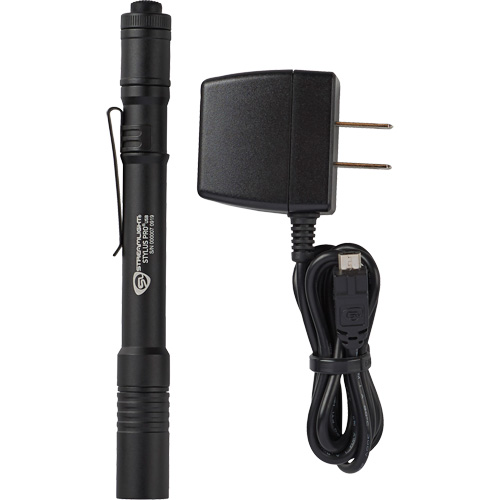 Lampe stylo USB Stylus Pro, DEL, 350 lumens, Corps en Aluminium, piles Rechargeable, Compris Distribution Jean Lapalme