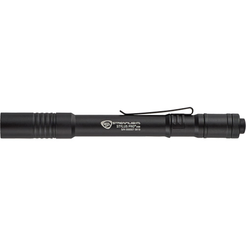 Lampe stylo USB Stylus Pro, DEL, 350 lumens, Corps en Aluminium, piles Rechargeable, Compris Distribution Jean Lapalme