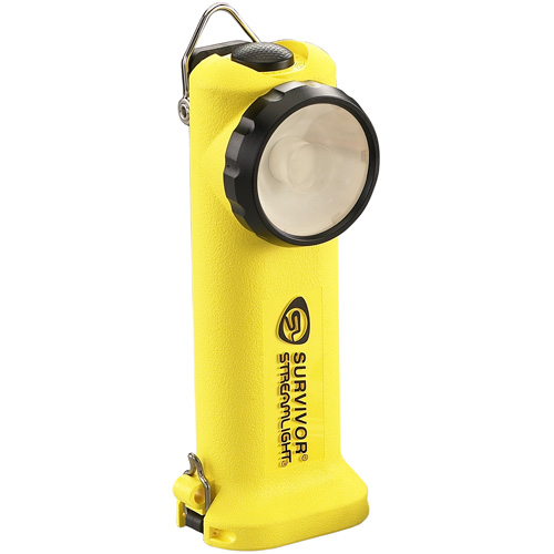 Survivor&reg; Flashlight with Charger, LED, Rechargeable/AA Batteries, Nylon Polymer Distribution Jean Lapalme