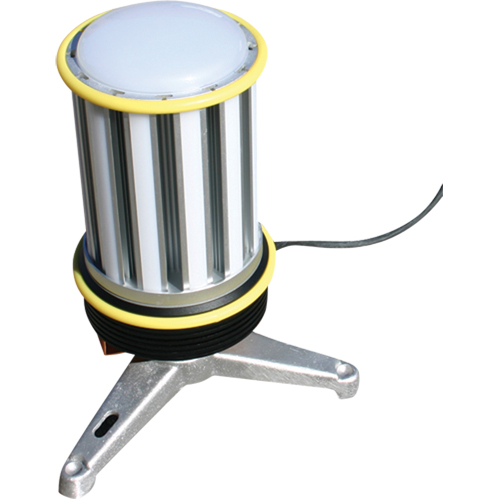 Lampe &agrave; couverture large Beacon 360 avec support pour plancher, DEL, 120 W, 13 000 lumens, Boîtier en Aluminium Distribution Jean Lapalme