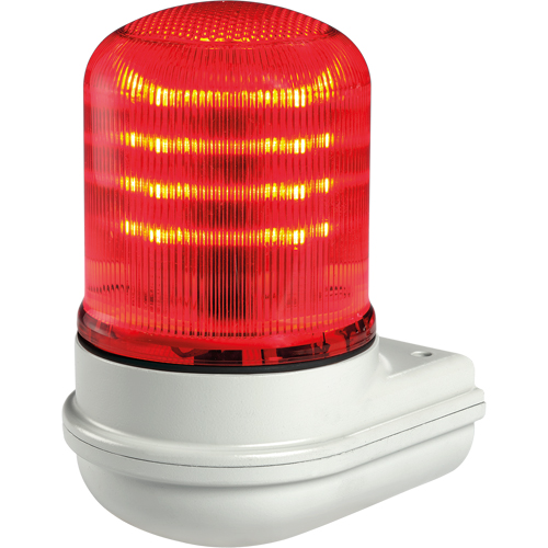 Streamline&reg; Modular Multifunctional LED Beacons, Continuous/Flashing/Rotating, Red Distribution Jean Lapalme