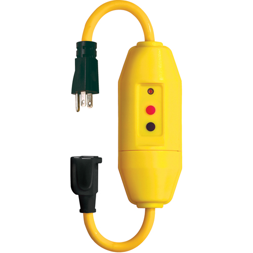 Jeux de cordons avec disjoncteur de fuite &agrave; la terre en ligne , 120 V, 15 A, Cordon de  Distribution Jean Lapalme