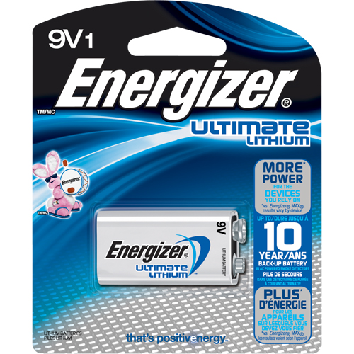 Batteries au lithium, 9 V Distribution Jean Lapalme