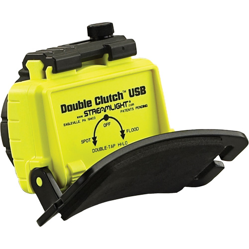 Double Clutch USB Headlamp, LED, 125 Lumens, 3.5 Hrs. Run Time, Rechargeable Batteries Distribution Jean Lapalme