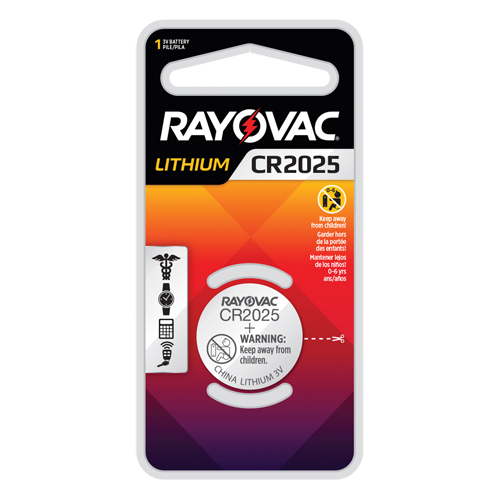 CR2025 Lithium Coin Cell Battery, 3 V Distribution Jean Lapalme