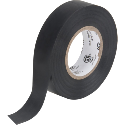 Ruban isolant, 19 mm (3/4") x 18 m (60'), Noir, 7 mils Distribution Jean Lapalme