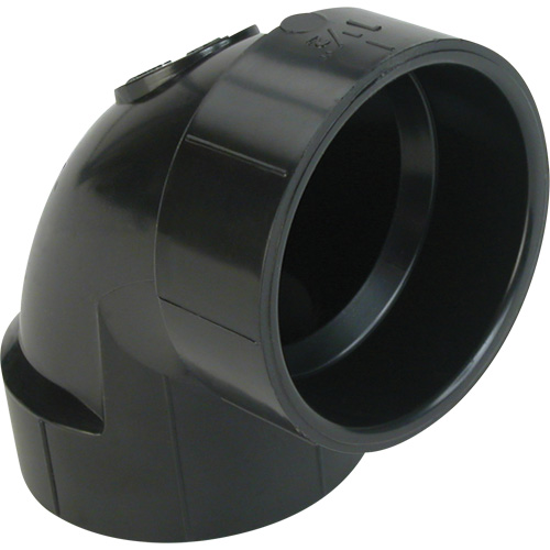 Raccord en coude 90°, Noeud x noeud, Plastique, 1-1/4" Distribution Jean Lapalme