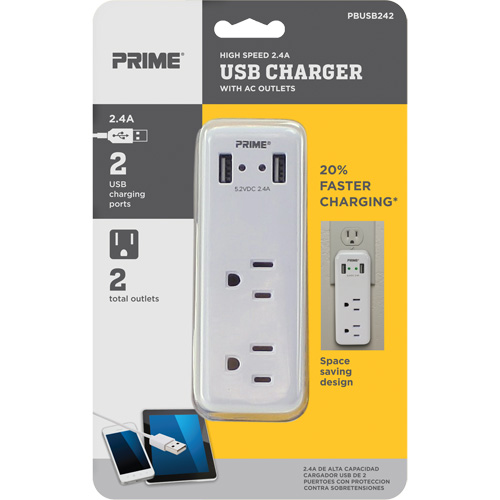 Prime&reg; USB Charger Distribution Jean Lapalme