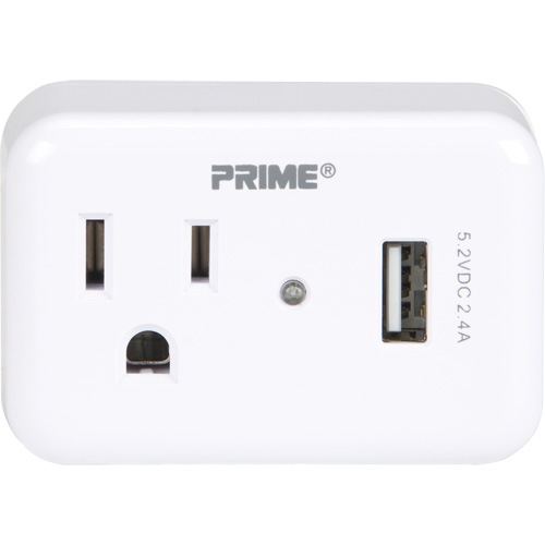 Prime&reg; USB Charger with Surge Protector Distribution Jean Lapalme