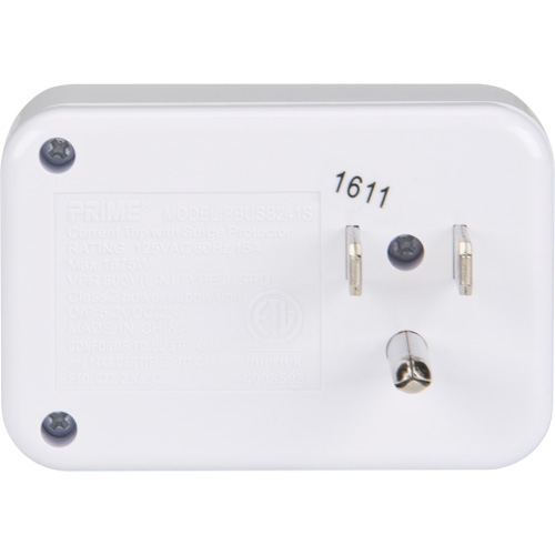 Prime&reg; USB Charger with Surge Protector Distribution Jean Lapalme
