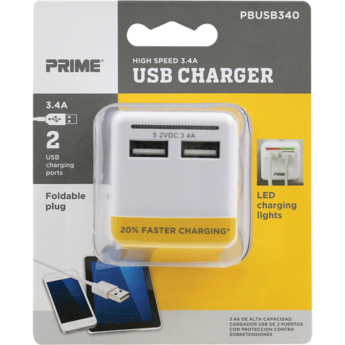 Prime&reg; High-Speed USB Charger Distribution Jean Lapalme