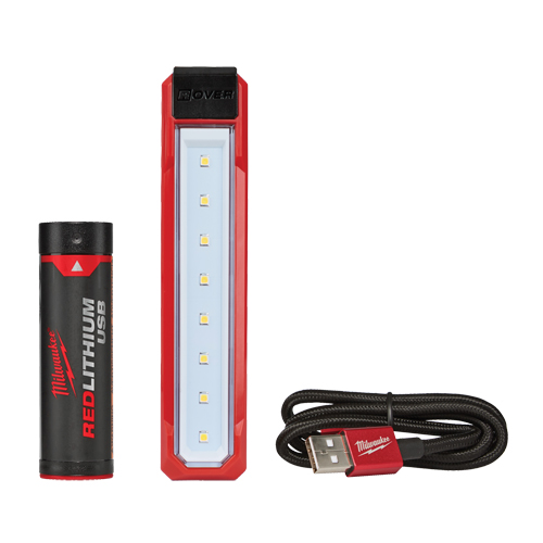 USB Rover Pocket Flood Light, LED, 445 Lumens, 2 Hrs. Run Time, Rechargeable Battery, Plastic Distribution Jean Lapalme