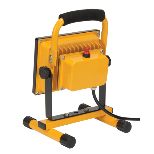 Portable Work Light, LED, 20 W, 2500 Lumens, Aluminum Housing Distribution Jean Lapalme