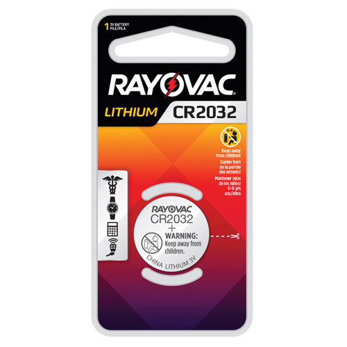 CR2032 Lithium Coin Cell Battery, 3 V Distribution Jean Lapalme