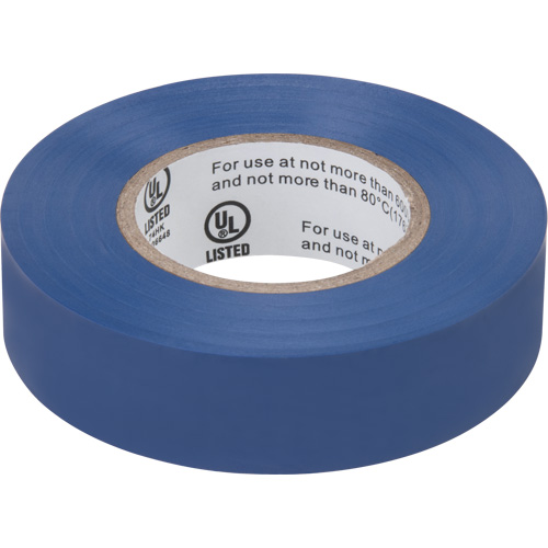 Ruban isolant, 19 mm (3/4") x 18 m (60'), Bleu, 7 mils Distribution Jean Lapalme