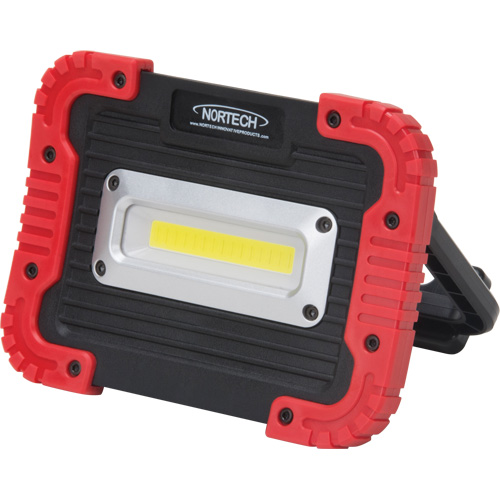 Portable Work Light, LED, 10 W, 1000 Lumens, Plastic Housing Distribution Jean Lapalme