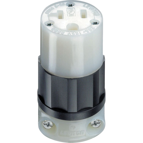Connecteur verrouillable de calibre industriel, 5-20R, Nylon Distribution Jean Lapalme