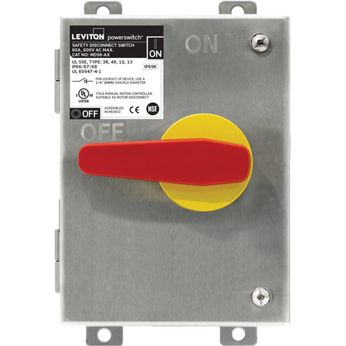 Sectionneur en acier inoxydable Distribution Jean Lapalme