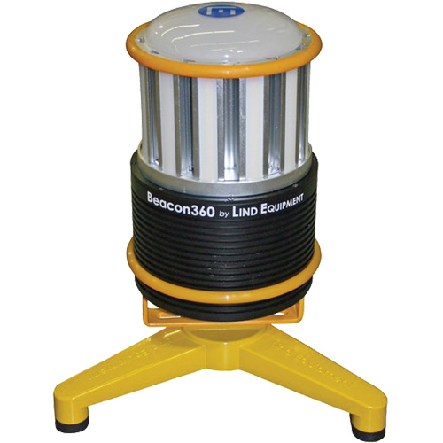 Lampe de travail portative Beacon360 GO avec support au sol, DEL, 45 W, 6000 lumens, Boîtier en Aluminium Distribution Jean Lapalme