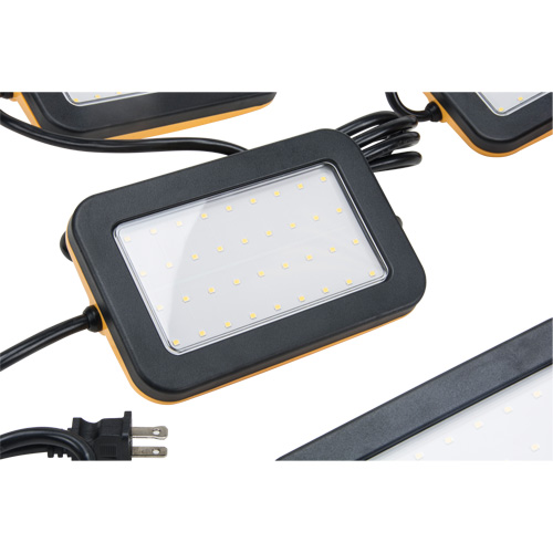 LED String Work Lights, 5 Lights, 50' L, Plastic Housing Distribution Jean Lapalme