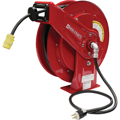 70000 Power Cord Reel, 100', SEOOW, 12 Gauge, 15 A Distribution Jean Lapalme