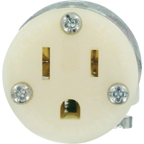 Hospital Grade Extension Plug Connector, 5-15R, Nylon Distribution Jean Lapalme