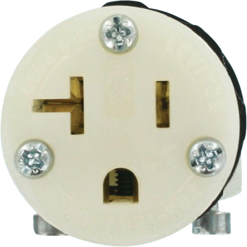 Connecteur de prise de rallonge de qualit&eacute; hospitali&egrave;re, 5-20R, Nylon Distribution Jean Lapalme