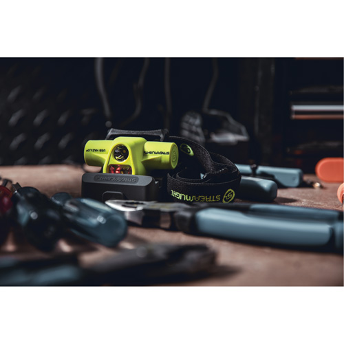 USB HAZ-LO&reg; Intrinsically Safe Headlamp, LED, 250 Lumens, 7 Hrs. Run Time, Rechargeable Batteries Distribution Jean Lapalme