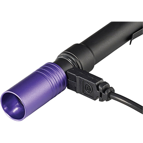 Lampe stylo UV avec port de recharge micro USB Stylus Pro, DEL, Corps en Aluminium, piles Rechargeable, Compris Distribution Jean Lapalme