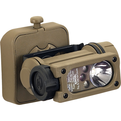 Sidewinder Compact&reg; II Military Model Hands Free Light, LED, 55 Lumens, 6 Hrs. Run Time, AA Batteries Distribution Jean Lapalme