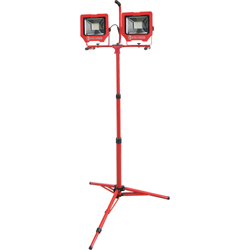 Baladeuses jumel&eacute;es avec tr&eacute;pied, DEL, 72 W, 8000 lumens, Boîtier en Aluminium Distribution Jean Lapalme