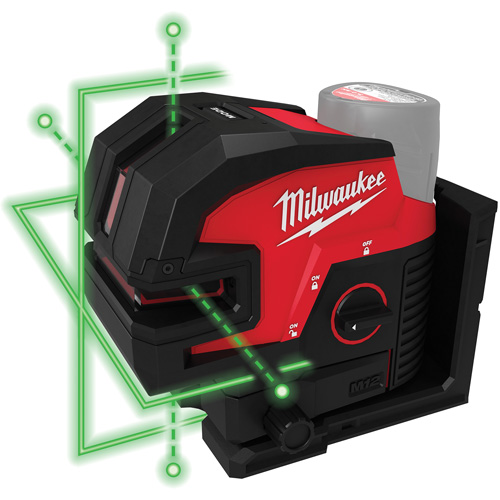 M12 Green Cross Line & 4-Points Laser Distribution Jean Lapalme
