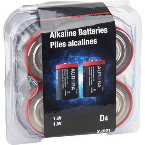 Piles alcalines industrielles, D, 1,5 V Distribution Jean Lapalme