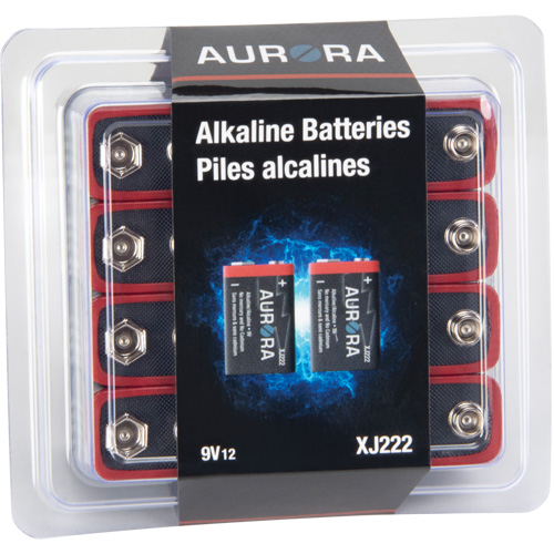 Piles alcalines industrielles, 9 V Distribution Jean Lapalme