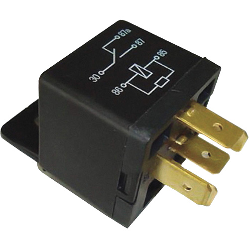 Mini relais unipolaire &agrave; une direction avec r&eacute;sistance, Prise, 40 A, 12 V Distribution Jean Lapalme